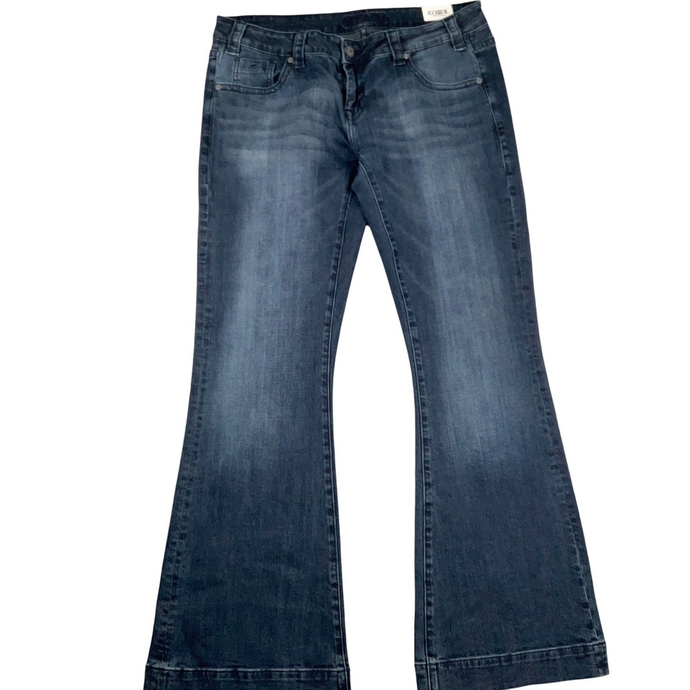 Rock & Roll Cowgirl Jeans Women 36W 34L Spellbound Trousers Bootcut‎ Stretch